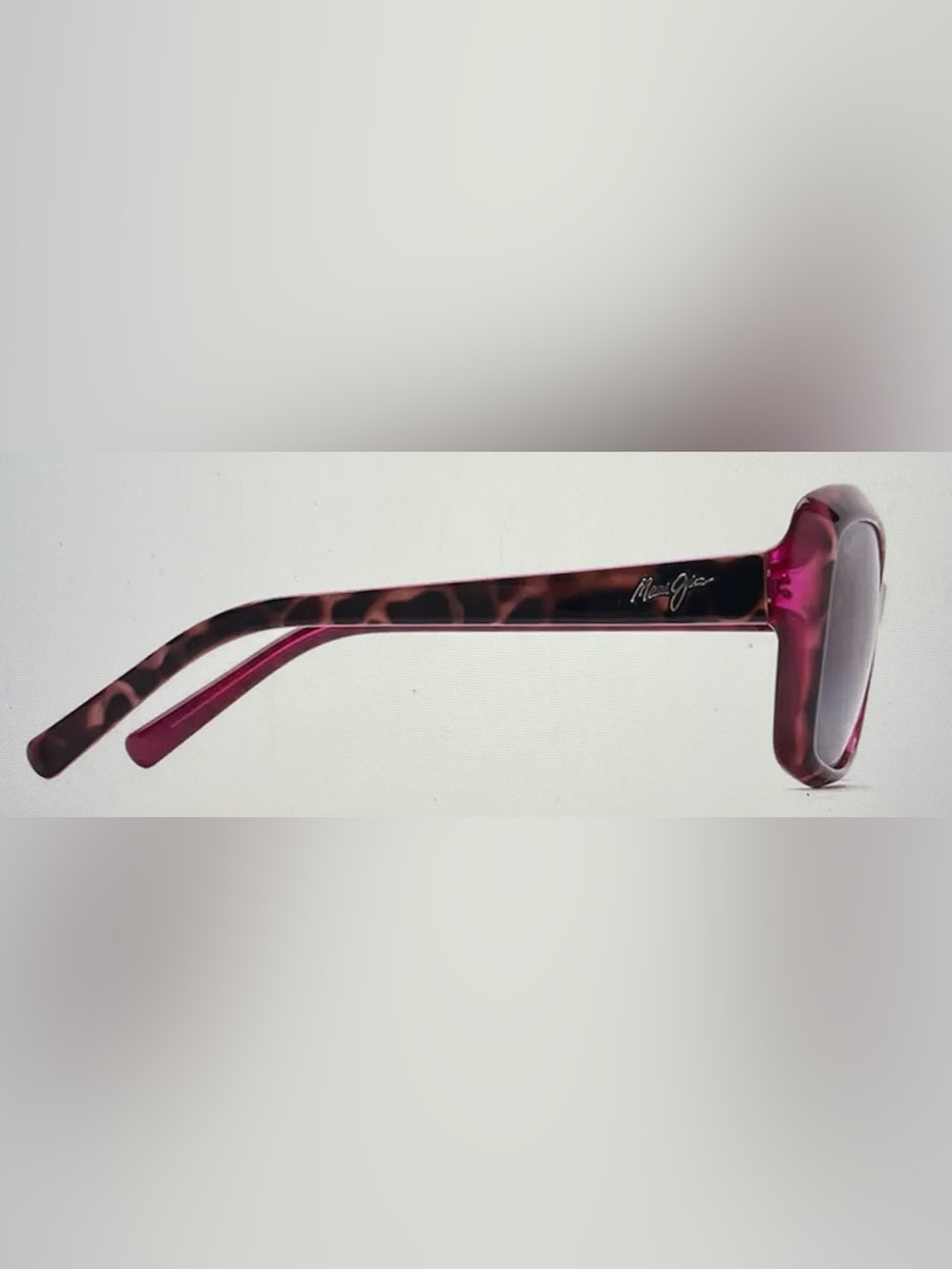 Maui Jim Orchid Raspberry PolarizedPlus2 Rectangular Sunglasses & Cases - Picture 5 of 16